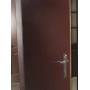 Входные двери железные лист металла 2 мм. коричневые 1 замок, наличник в Подарок!