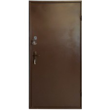 Входные двери железные лист металла 2 мм. коричневые 2 замка, наличник в Подарок!