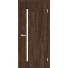 Міжкімнатні двері MSDoors  Takoma декоративне скло 600*2000 бук темний
