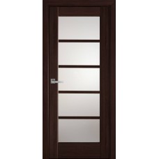 Двери межкомнатные Новый Стиль Муза-G-Каштан-1 сатиновое стекло 700*2000