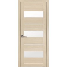 Двери межкомнатные Новый Стиль Лилу_Дуб-Жемчужный-G с сатиновым стеклом 800*2000