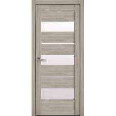 Двери межкомнатные Новый Стиль Лилу-G-Ясень-Патина с сатиновым стеклом 900*2000