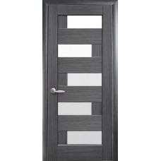Межкомнатные двери Новый Стиль Пиана стекло сатин 2000х900 Grey