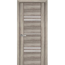 Межкомнатные двери Новый Стиль Мерида Бук Баварский G (со стеклом сатин) 2000х900