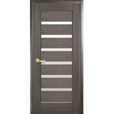 Межкомнатные двери Новый Стиль Линея (со стеклом сатин) 2000х900 Grey